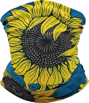 Cooling Neck Scarf Headband & Face Mask - Sunflower